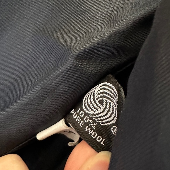 Giorgio Di Sant Angelo 100% Pure Wool Blue and Green Plaid Blazer, Size 14 - Picture 12 of 16